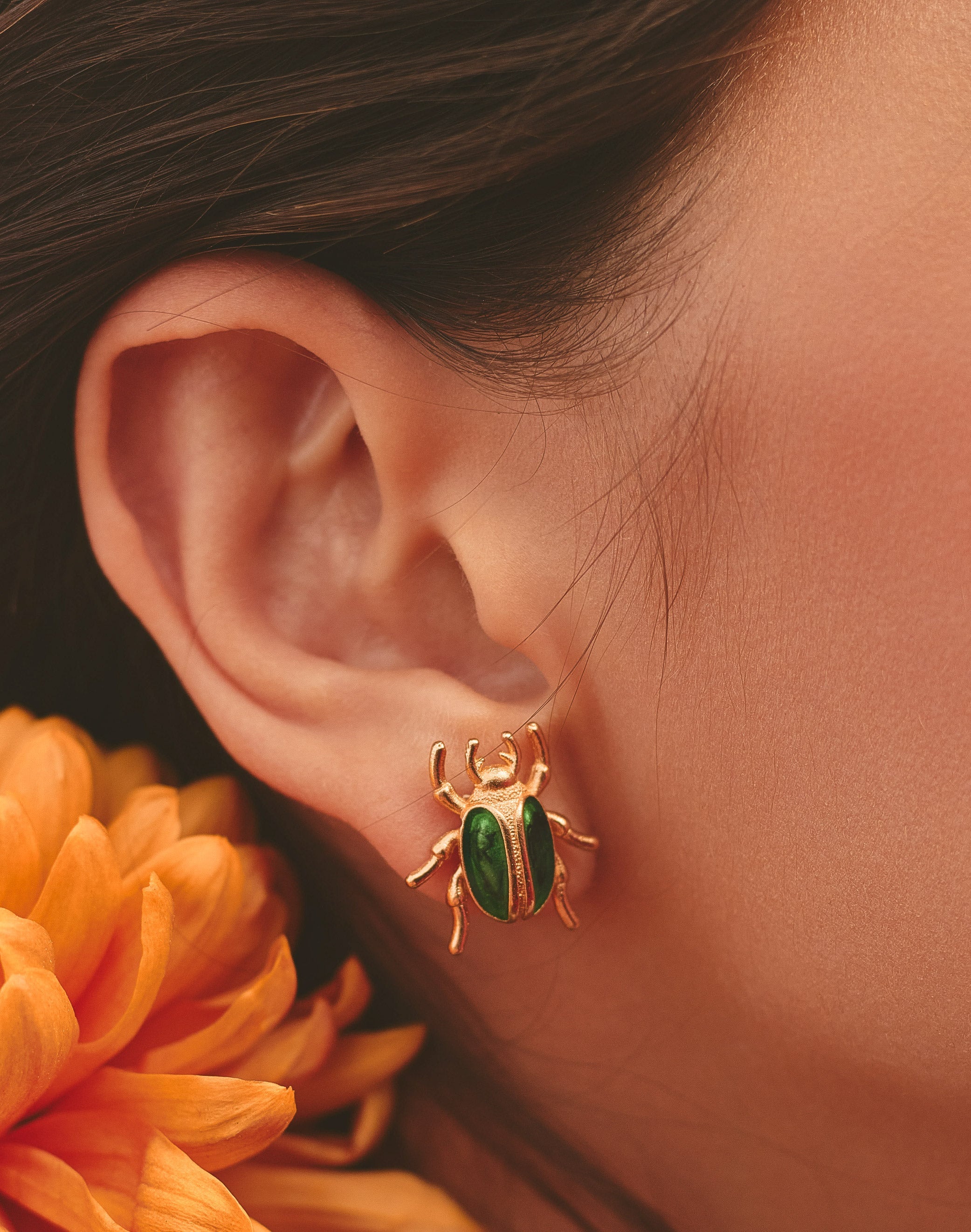 Aretes Mini Escarabajo