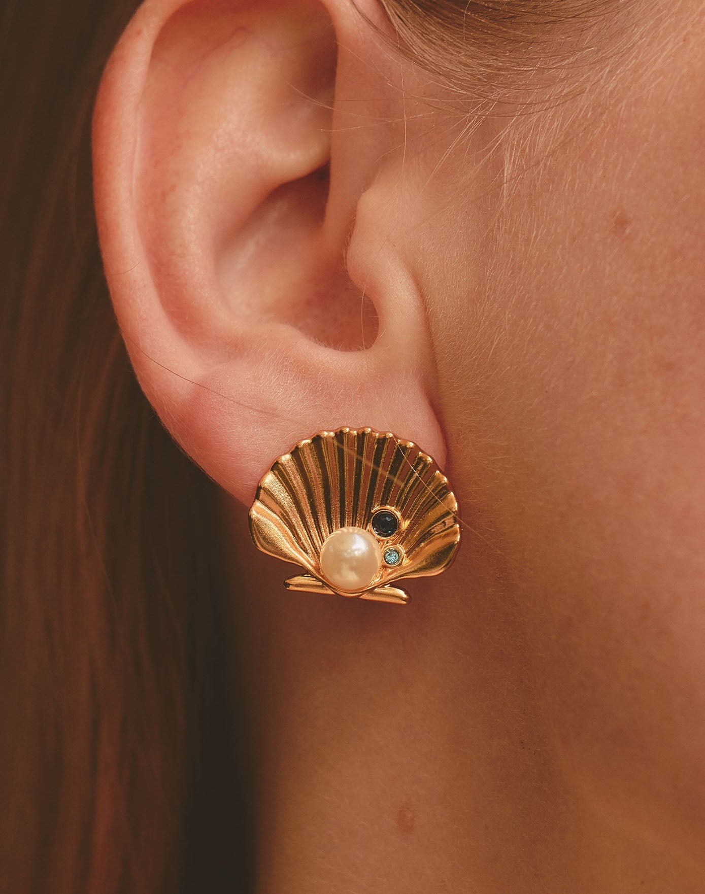 Aretes Reflejo Marino