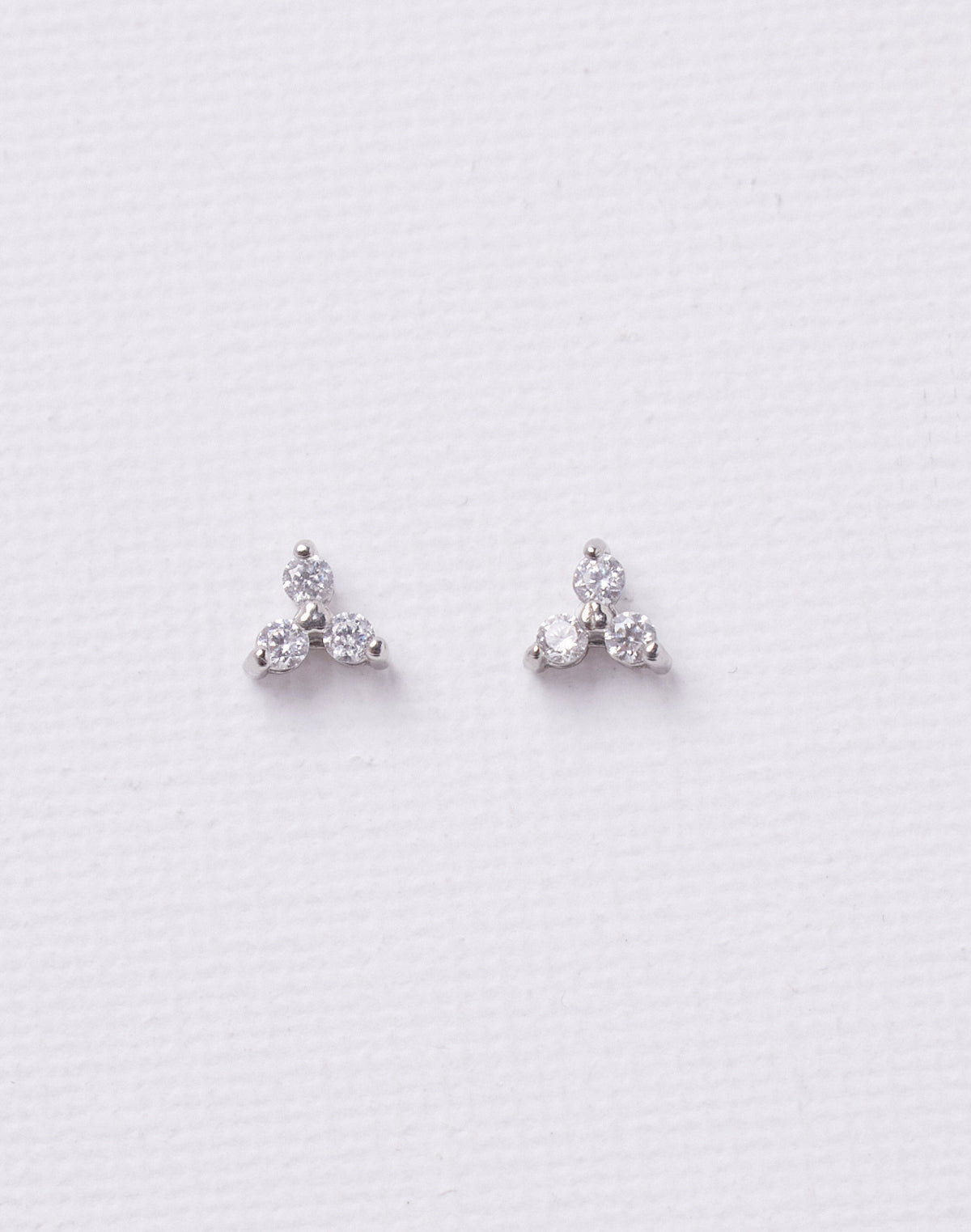 Aretes en Plata 925 Triada Clear