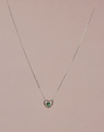 Collar en Plata 925 Zircón Emerald Love
