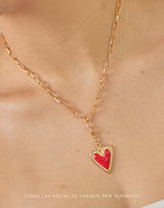 Mini Charm Corazón de Fuego