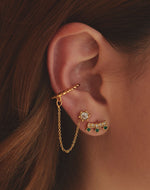 Set de 2 Aretes + Earcuff Silecia