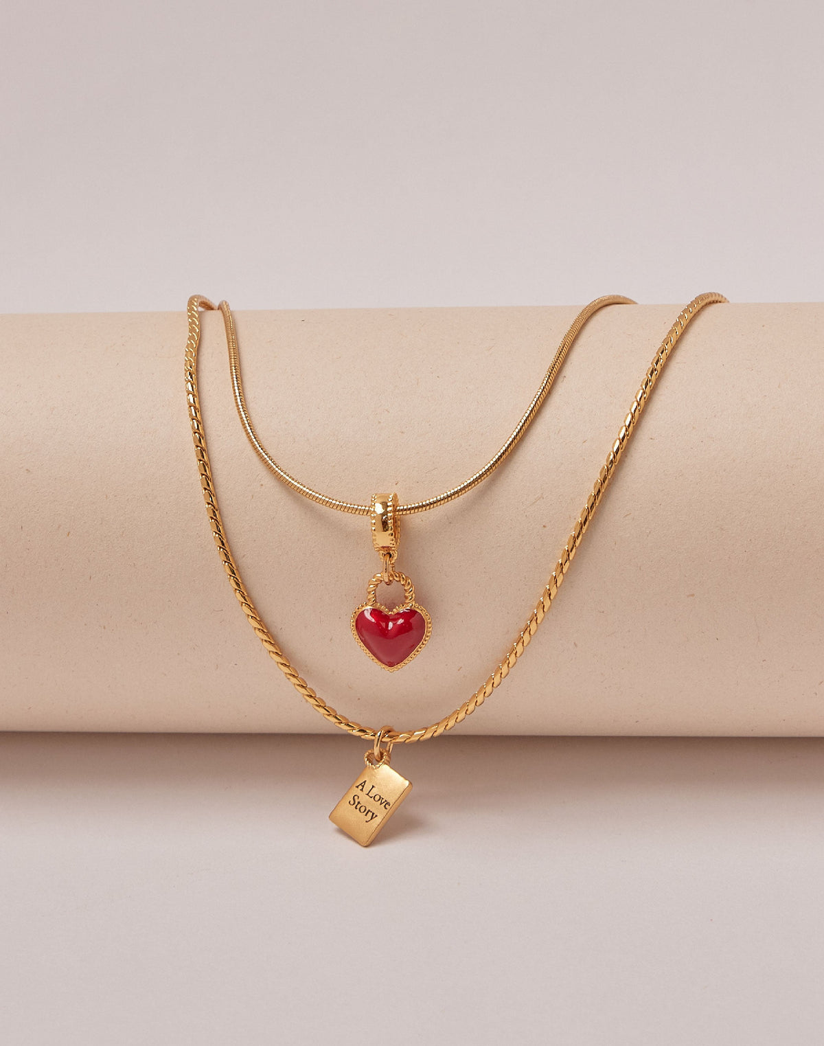 Set de 2 Collares Carta de Amor