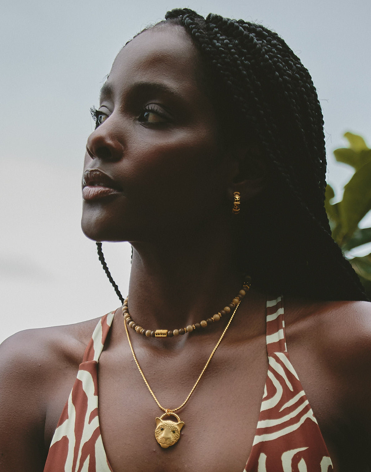 Set de 2 Collares Felino del Pacífico