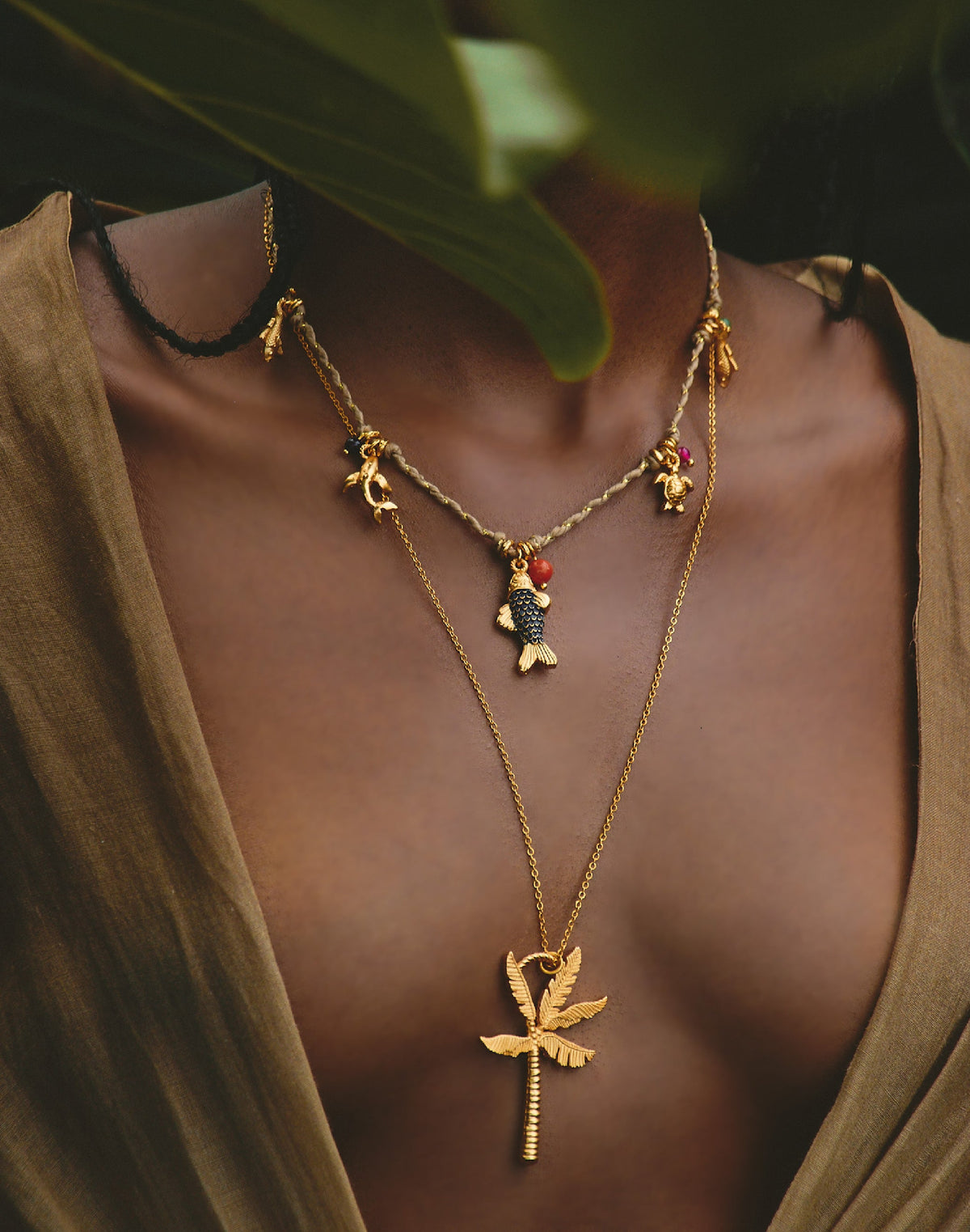 Set de 2 Collares Ocaso Tropical