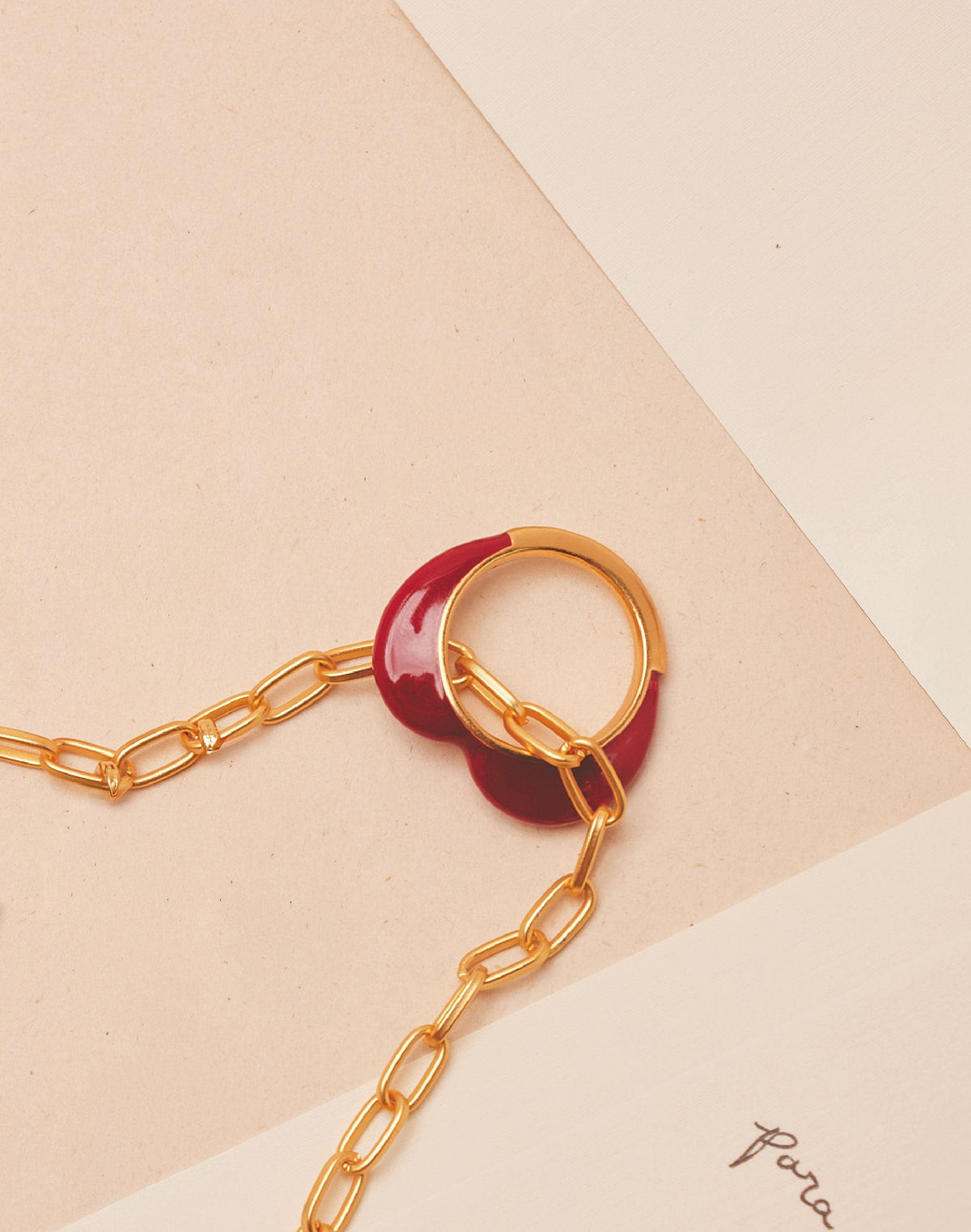 Set de 3 Anillos Corazón de Melón