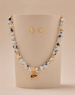 Set de Collar y Aretes Vaca