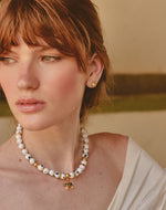 Set de Collar y Aretes Vaca
