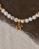 Set de Collar y Aretes Vaca