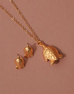 Set de Collar + Aretes Tortuga